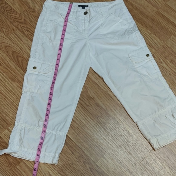 Tommy Hilfiger White Cargo Pants  Size 6 - Picture 9 of 12